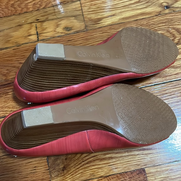 Calvin Klein Peep Toe Wedges - Picture 4 of 4